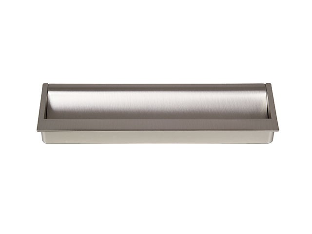 Bútorfogantyú 128 mm galvanizált nikkel FÉM