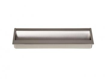 Bútorfogantyú 128 mm galvanizált nikkel FÉM 1.Kép