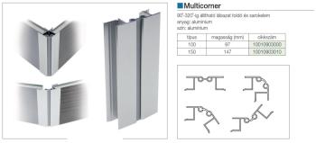 MULTICORNER 21/19.50 H:100 mm ALUMINIUM FÉM-MÜANYAG 2.Kép