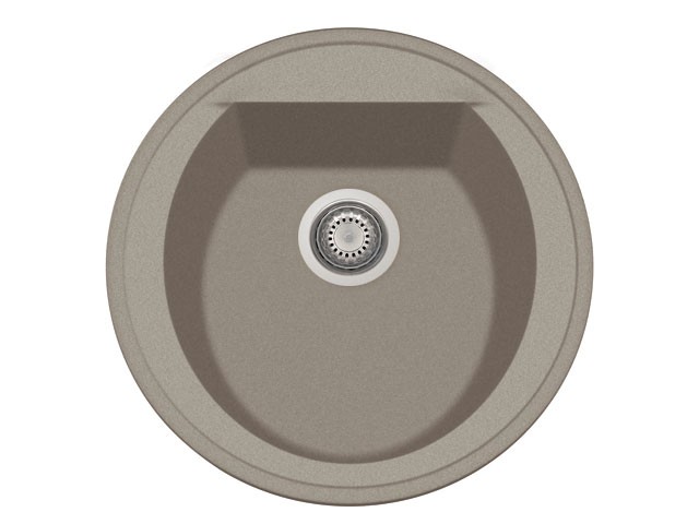 GRAWA GRÁNIT KÖR MOSOGATÓ PT2-5110T BARNA, ÁTM: 510mm GRÁNIT