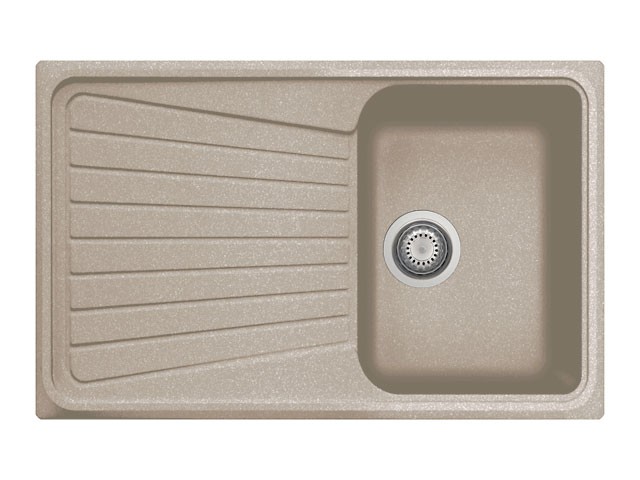 GRAWA GRÁNIT MOSOGATÓ 1 MEDENCE CSEPEGT. BEIGE, PT3-7910A 790x500mm GRÁNIT