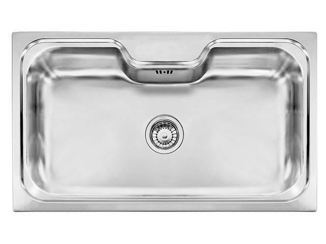 EUREKA 1 MEDENCÉS MOSOGATÓ ACÉL, 860x510mm ACÉL