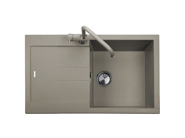 GRAWA GRÁNIT MOSOGATÓ 1 MEDENCE CSEPEGT. BARNA, 780x510mm, PT1-7810T GRÁNIT