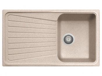 GRAWA GRÁNIT MOSOGATÓ 1 MEDENCE CSEPEGT. BEIGE, PT3-8610A 860x500mm GRÁNIT 1.Kép