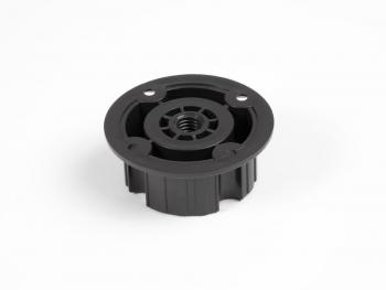 TALP 450 T2 LÁBHOZ ÁTM.60X24 FEKETE MÜANYAG 1.Kép