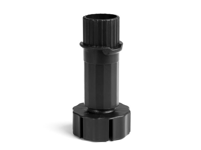 415/100 LÁB TALP NÉLKÜLI 100 mm FEKETE MÜANYAG