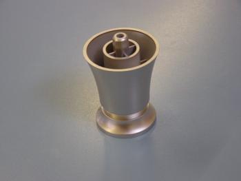 0768 H=60mm  100kg DESIGN LÁB MATT NIKKEL MÜANYAG 1.Kép