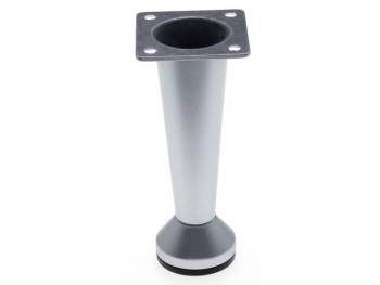 FÉM DESIGN LÁB EM-077-A 100mm MATT KRÓM FÉM 1.Kép