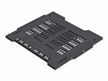 31\83 HŰTŐSZEKRÉNY SZELLŐZŐ TARTÓKERET FEKETE,  532x563mm MŰANYAG 1.Kép