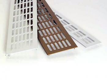 NÉGYSZÖG ALAKÚ SZELLŐZŐRÁCS 100x1000mm ALUMINIUM ALUMINIUM 1.Kép