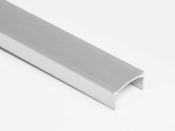ÉLPROFIL 'U' 18mm, 3 m ALUMINIUM FÉM 1.Kép