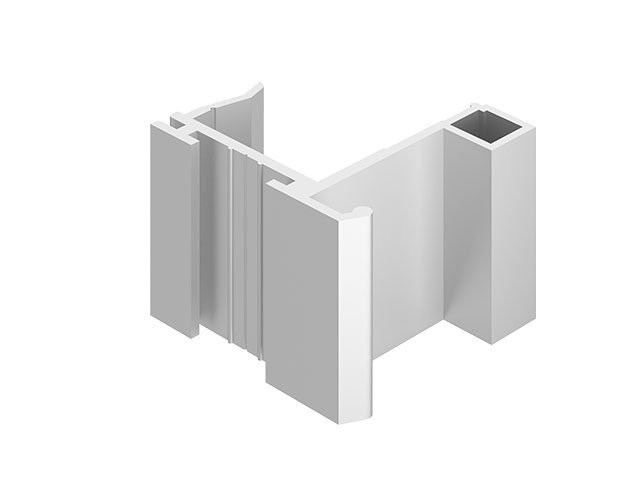 STRONG FOGANTYÚPROFIL 2,65m ALUMINIUM ALUMINIUM