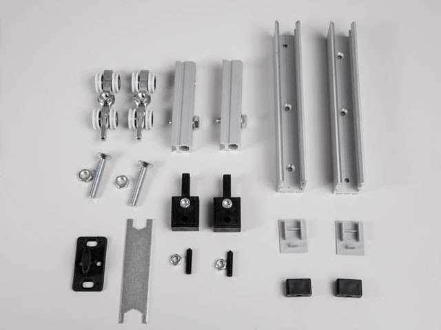 SET 100 SILENT FILO TOLÓAJTÓ BÚTORLAPHOZ ALUMINIUM,  80 kg FÉM