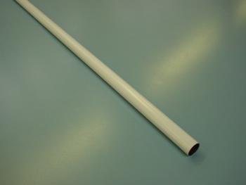 VÁLLFATARTÓ RÚD KÖR ALAKÚ FEHÉR 1000x25/0,7 mm FÉM 1.Kép