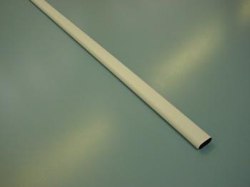 OVÁLIS RÚD 3000x30x15/0,7 mm FEHÉR FÉM 1.Kép