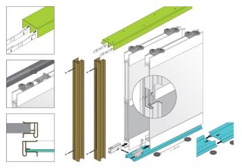 RAMA WIDE fogantyú profil (pezsgő) /2,7m 2.Kép