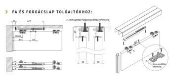 Tolóajtó csillapító 1671 (30kg) 2.Kép