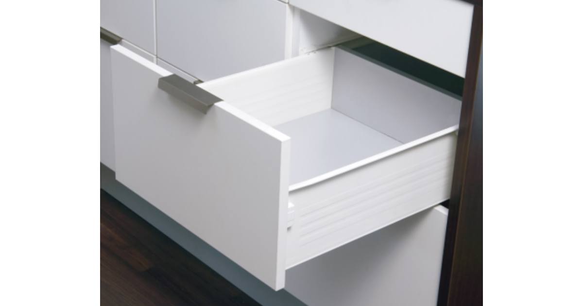 IMPAZ 4620 FIÓK  350 mm * 149 mm részleges kihúzású, 30 kg fehér