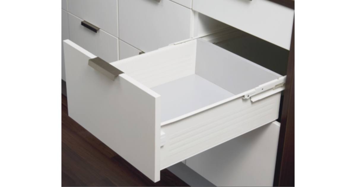 IMPAZ 5620 FIÓK  550 mm * 149 mm teljes kihúzású, 40 kg fehér