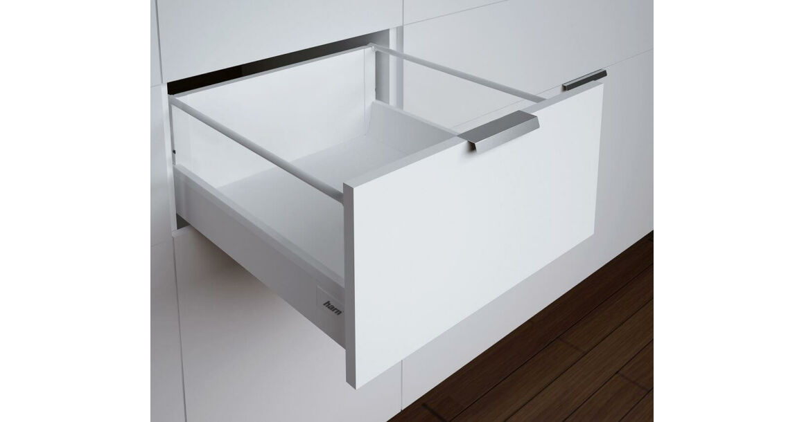 RITMA CUBE H 550 mm magas normál fiók 60 kg, fehér kör korlát