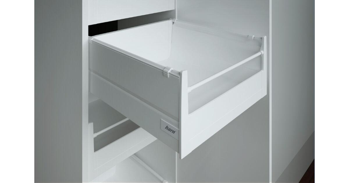 RITMA CUBE HSE 450 mm magas belső fiók 60 kg, fehér kör korlát