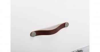 Fogantyú FLEXA 160 mm 182 mm barna bőr + 1.Kép