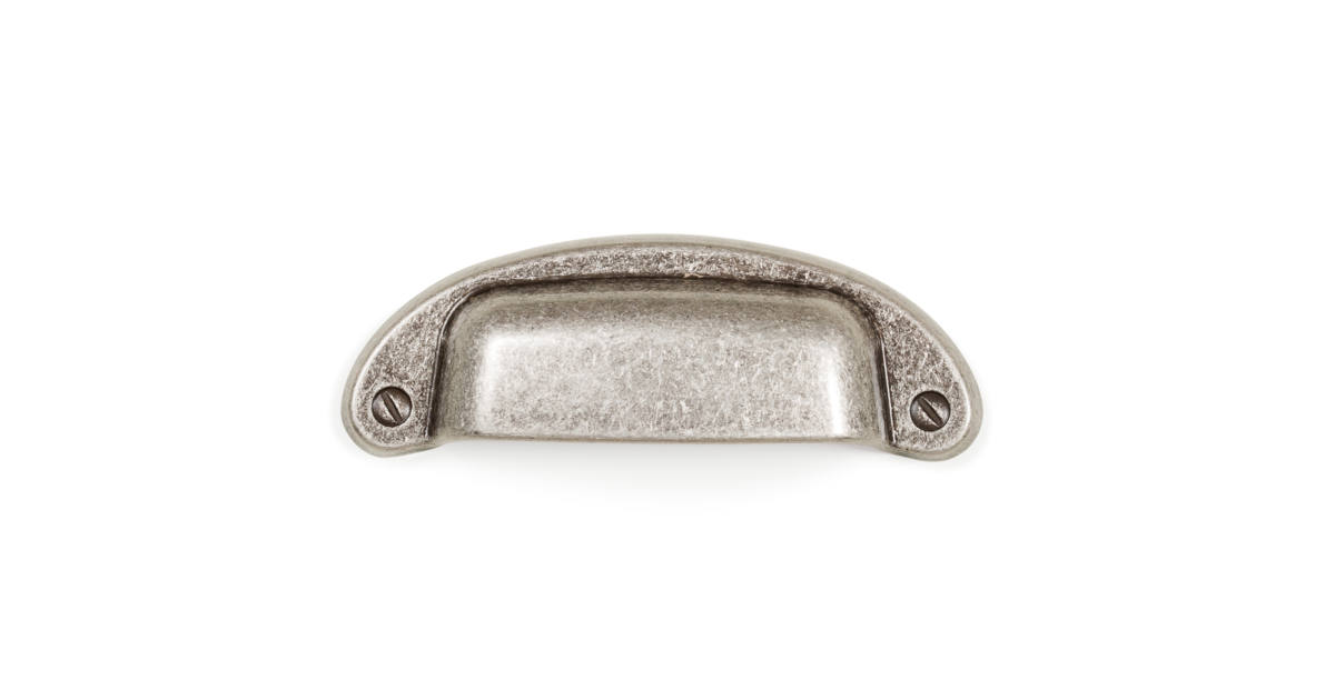 Fogantyú PETRA 64 mm 97 mm antik ezüst