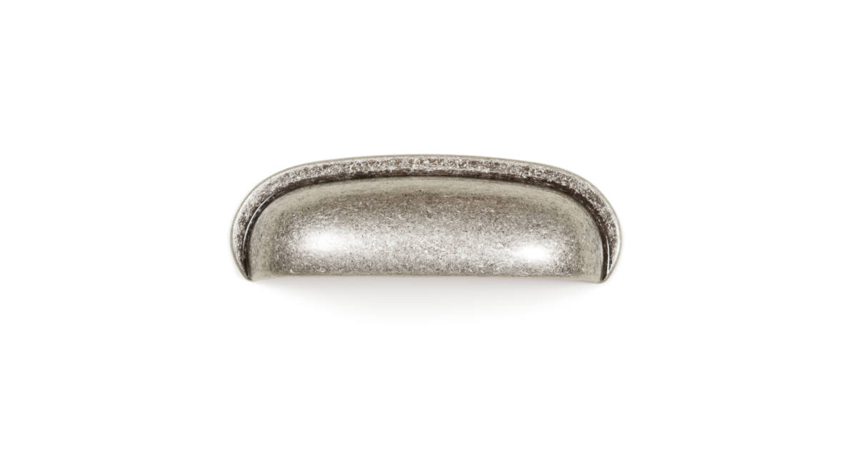 Fogantyú AURA 64 mm 87 mm antik ezüst