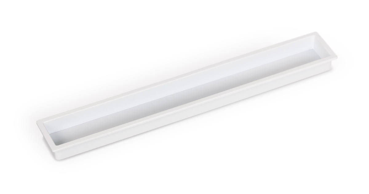 CUBIC süllyesztett fogantyú 160 mm matt fehér