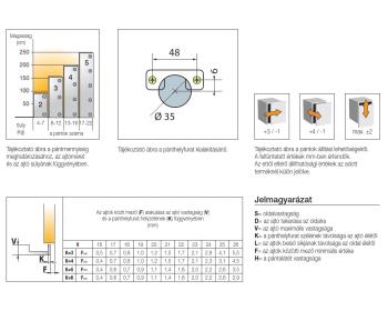 BÚTORPÁNT TITUS 702.0AL0.054.00 T-TYPE K KLIPPES RÁÜTŐDŐ NIKKEL 3.Kép