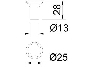 BÚTORFOGANTYÚ 2419-25N1 ACÉL 2.Kép