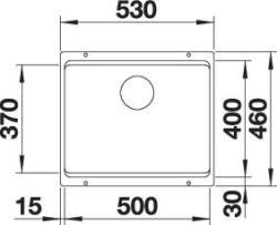 MOSOGATÓ BLANCO ETAGON 500-U PD palaszürke 2.Kép