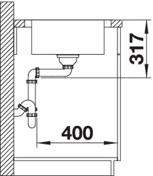 MOSOGATÓ BLANCO DINAS XL 6S Compact két furattal 3.Kép