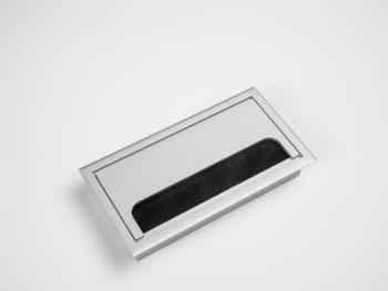 IRODABÚTOR KIEGÉSZÍTŐ KÁBELKIVEZETŐ 150x81x28mm ALUMÍNIUM, 30134 1.Kép