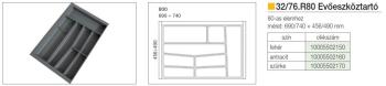 EVŐESZKÖZTARTÓ 32/76.R80  FEHÉR 490x740 mm 2.Kép