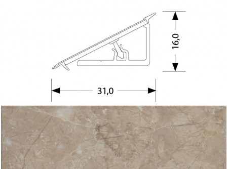 VIZZÁRÓ PL_554U_K212 PA 4,2 fm BEIGE ROY MARBLE