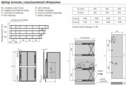 BÚTORPÁNT FDS POCKET DOOR VASALAT 550MM R015002H SZÜRKE 3.Kép