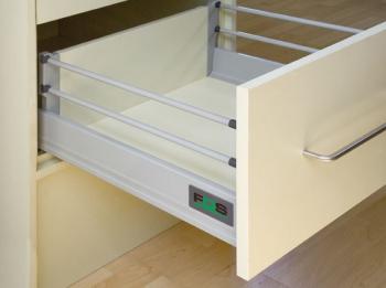 FDS DUPLAFALÚ FÉM FIÓKOLDAL FDS-DF D 300 MAGASÍTOTT, 40kg SZÜRKE 1.Kép