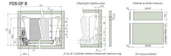 FDS DUPLAFALÚ FÉM FIÓKOLDAL FDS-DF B 300 MAGASÍTOTT, 40kg FEHÉR 2.Kép