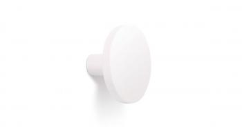 COMO gombfogantyú, átmérő 26 mm matt fehér 1.Kép