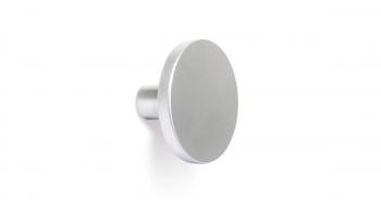 COMO BIG gombfogantyú, átmérő 41 mm matt króm 1.Kép