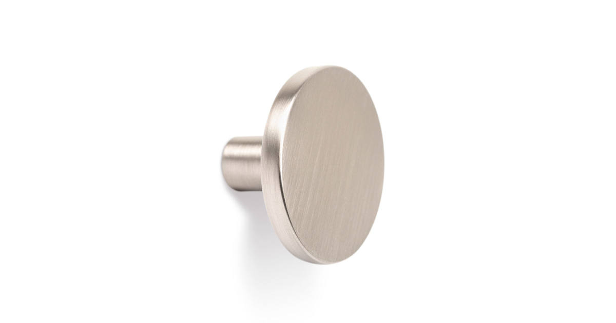 COMO BIG gombfogantyú, átmérő 41 mm matt nikkel