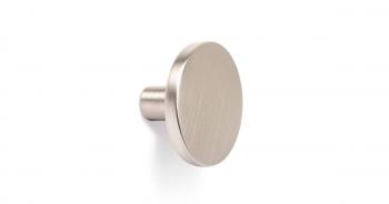 COMO BIG gombfogantyú, átmérő 41 mm matt nikkel 1.Kép