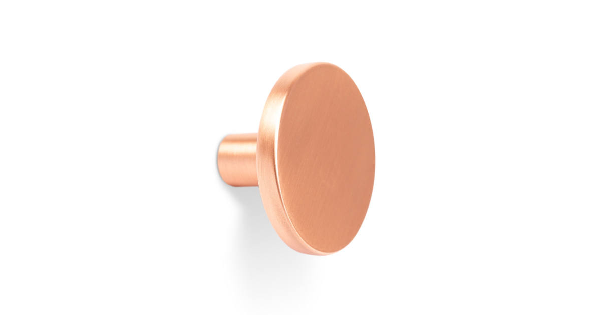 COMO BIG gombfogantyú, átmérő 41 mm csisz vörösréz