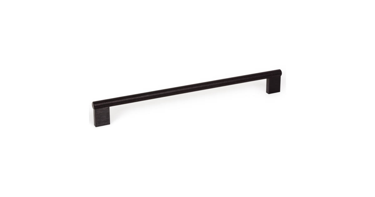 GRAF2 fogantyú csiszolt fekete  Furattáv: 256 mm Teljes hossz: 278 mm