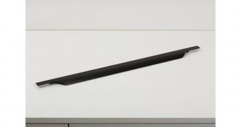 VECTOR élbe ültetett fogantyú, 897 mm csiszolt fekete 1.Kép