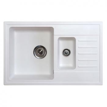 Quadro plus 1.5D fehér mosogató 1.Kép