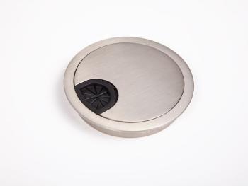 IRODABÚTOR KIEGÉSZÍTŐ  KÁBELKIVEZETŐ  ÁTM: 80mm NIKKEL, 30129 1.Kép