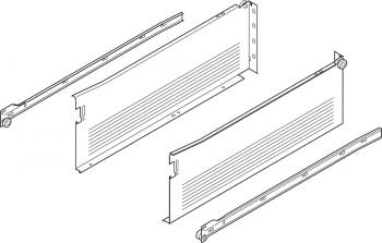 BLUM METABOX acélkáva H (150 mm)450 mm teljes kihúzás30 kg B+J 1.Kép