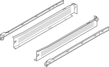 BLUM METABOX acélkáva N (54 mm)550 mm teljes kihúzás 30 kg B+J 1.Kép
